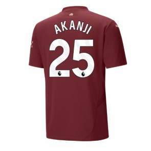 Manchester City Manuel Akanji #25 Rezervni Dres 2024-25 Kratak Rukavima